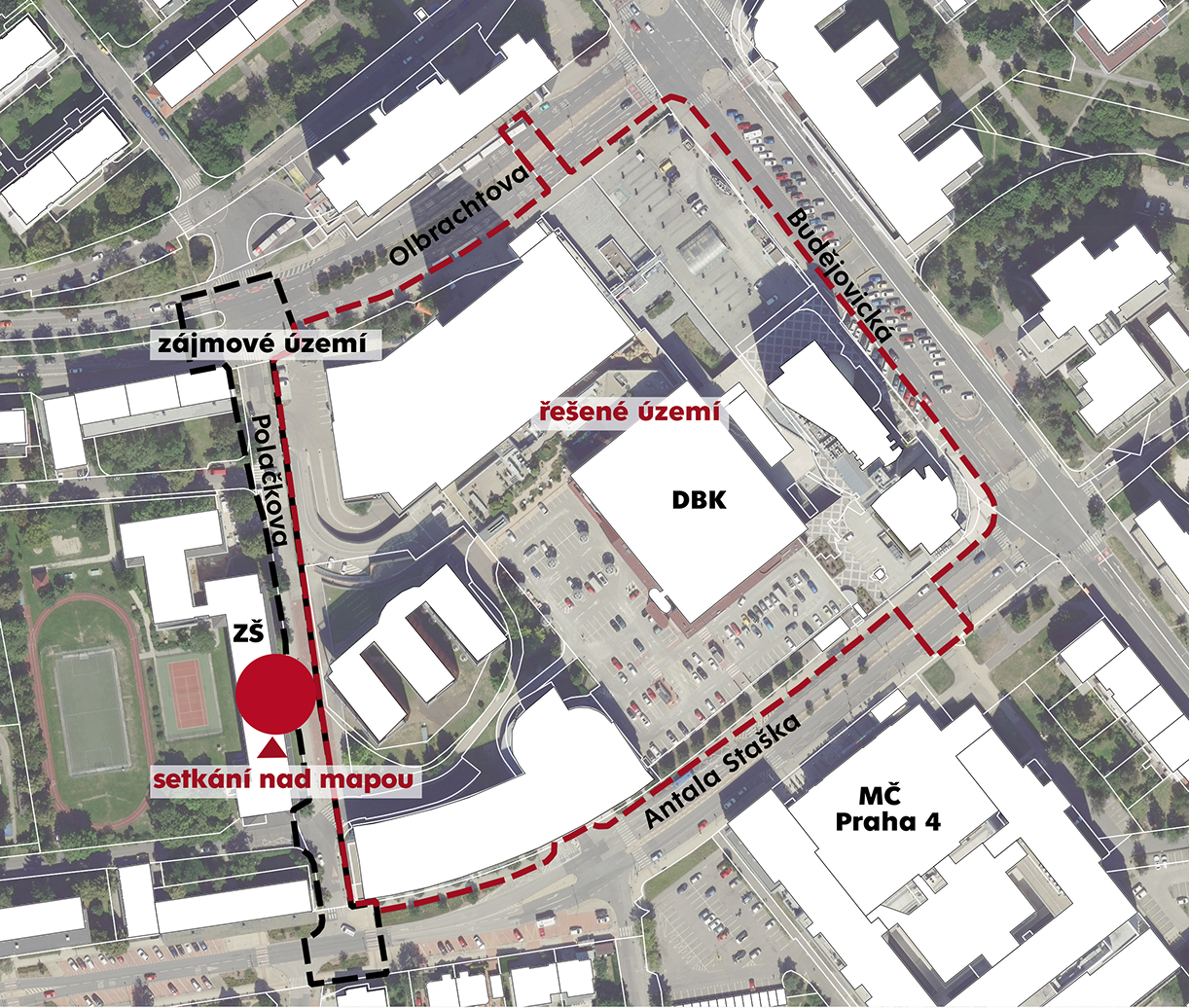 Mapa úvodního území Mapa úvodního území